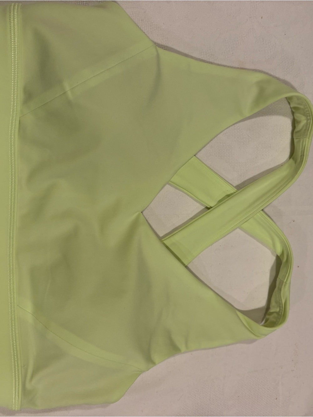 lululemon athletica Neon Lime Cross-Back Sports Bra
